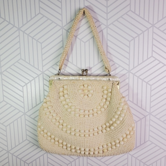 Handmade Vintage Beaded Purse - Picture 2 of 9